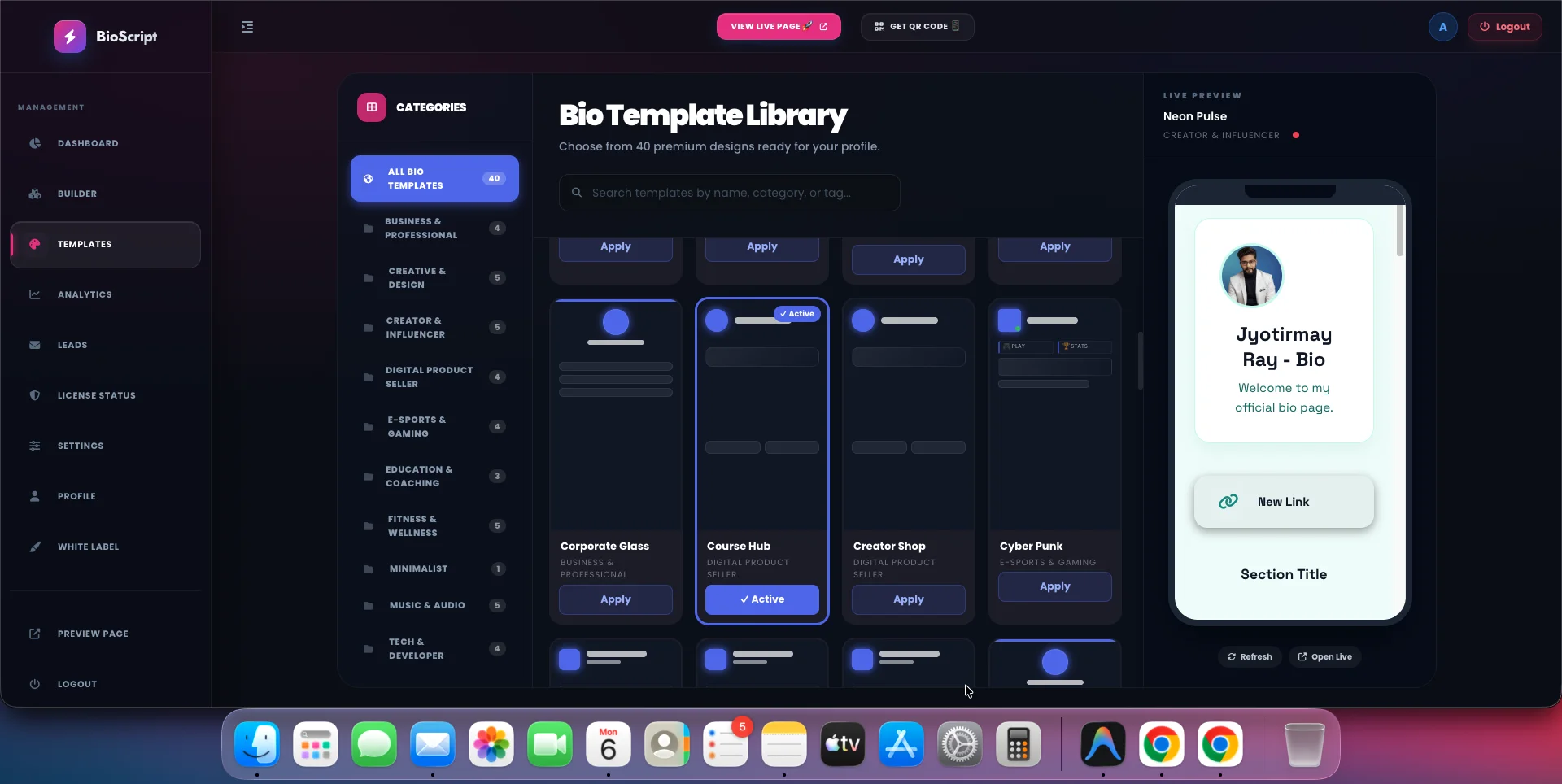 Builder Styling Panel